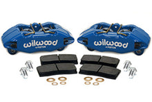 Charger l&#39;image dans la galerie, Wilwood DPHA Front Caliper &amp; Pad Kit Blue Honda / Acura w/ 262mm OE Rotor