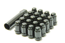 Carica l'immagine nel visualizzatore di Gallery, Wheel Mate Muteki Closed End Lug Nuts - Black Chrome 12x1.25