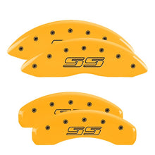 Cargar imagen en el visor de la galería, MGP Front set 2 Caliper Covers Engraved Front MGP Red finish silver ch