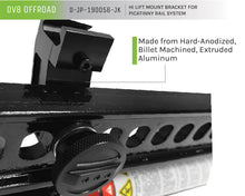 Load image into Gallery viewer, DV8 Offroad Hi Lift Mount Bracket For DV8 Off Road Rail Mount System