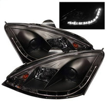Charger l&#39;image dans la galerie, Spyder Ford Focus 00-04 Projector Headlights (Do Not Fit SVT Model)- DRL Blk PRO-YD-FF00-DRL-BK