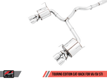 Charger l&#39;image dans la galerie, AWE Tuning Subaru STI VA / WRX GV / STI GV Sedan Touring Edition Exhaust - Chrome Silver Tip (102mm)
