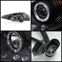 Charger l&#39;image dans la galerie, Spyder Scion TC 08-10 Projector Headlights LED Halo -Replaceable LEDs Blk PRO-YD-TTC08-HL-BK