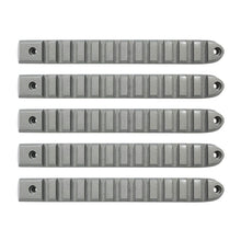 Load image into Gallery viewer, DV8 Offroad 2007-2018 Jeep JK Silver Rail Style Door Handle Inserts - Set Of 5