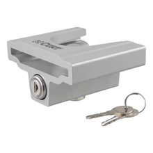 Carica l&#39;immagine nel visualizzatore di Gallery, Curt Trailer Coupler Lock for 1-7/8in or 2in Flat Lip Couplers (Grey Aluminum)