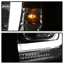 Carica l&#39;immagine nel visualizzatore di Gallery, Spyder 08-10 Ford F-250 Super Duty V2 Light Bar DRL Projector Headlights - Chrm (PRO-YD-FS08V2-LB-C)