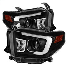 Carica l&#39;immagine nel visualizzatore di Gallery, Spyder Toyota Tundra 2014-2016 Projector Headlights Light Bar DRL Black PRO-YD-TTU14-DRL-BK