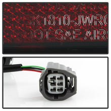 Carica l&#39;immagine nel visualizzatore di Gallery, Spyder 07-16 Jeep Wrangler Version 2 Light Bar LED Tail Lights - Red Clear (ALT-YD-JWA07V2-LBLED-RC)