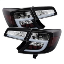 Carica l&#39;immagine nel visualizzatore di Gallery, Spyder Toyota Camry 12-14 Light Bar LED Tail Lights Black ALT-YD-TC12-LBLED-BK