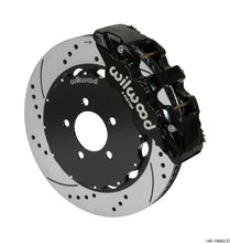 Carica l&#39;immagine nel visualizzatore di Gallery, Wilwood AERO6 Front Big Brake Kit 14.00in Black 03-11 Crown Victoria