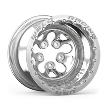 Carica l&#39;immagine nel visualizzatore di Gallery, Weld Alpha-1 15x13 / 5x4.5 BP / 3in. BS Polished Wheel - Polished Double Beadlock MT
