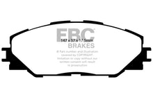 गैलरी व्यूवर में इमेज लोड करें, EBC 06-08 Toyota RAV 4 2.4 (3rd Row Seats) Greenstuff Front Brake Pads