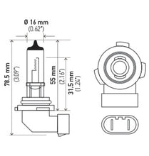 Cargar imagen en el visor de la galería, Hella Bulb H10/9145 12V 45W Py20D T4