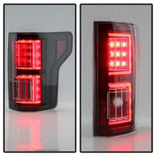 Carica l&#39;immagine nel visualizzatore di Gallery, Spyder Ford F150 18-19 - Light Bar LED Tail Lights - All Black ALT-YD-FF15018-LED-BKV2