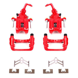 Power Stop 00-09 Honda S2000 Rear Red Calipers w/Brackets - Pair - 2to4wheels