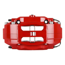 गैलरी व्यूवर में इमेज लोड करें, StopTech BBK 01-07 BMW M3 (E46) Front ST-40 Red Caliper Zinc Slotted 332x32 Rotors