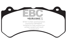 Carica l&#39;immagine nel visualizzatore di Gallery, EBC 16+ Cadillac ATS-V 3.6 Twin Turbo Redstuff Front Brake Pads