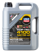 Laden Sie das Bild in den Galerie-Viewer, LIQUI MOLY 5L Top Tec 4100 Motor Oil 5W40 - Single