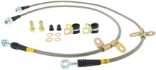 Charger l&#39;image dans la galerie, StopTech 07-08 Infiniti G35 / 09 G37 / 09 Nissan 370Z Front Stainless Steel Brake Lines