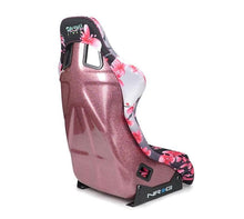 गैलरी व्यूवर में इमेज लोड करें, NRG FRP Bucket Seat PRISMA Japanese Cherry Blossom Edition W/ Pink Pearlized Back - Medium