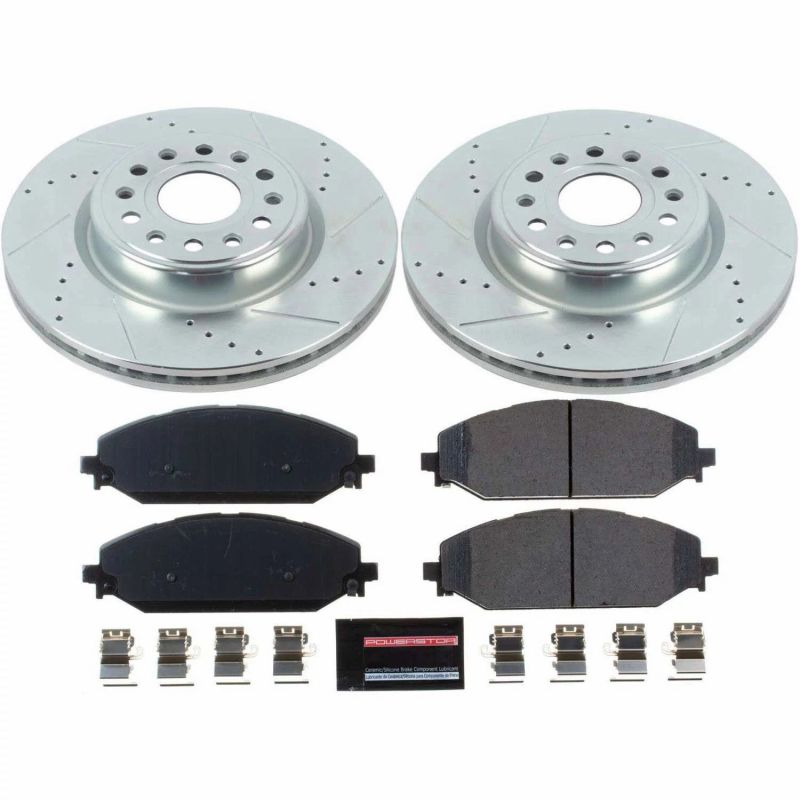 Power Stop 2019 Ram 1500 Front Z23 Evolution Sport Brake Kit