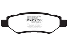 गैलरी व्यूवर में इमेज लोड करें, EBC 08-13 Cadillac CTS 3.0 Ultimax2 Rear Brake Pads