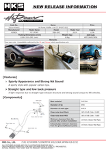 Carica l&#39;immagine nel visualizzatore di Gallery, HKS Hi-Power Muffler 2014+ Honda Fit Sport GK5 w/ Carbon Tips