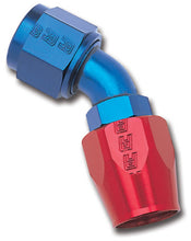 Carica l&#39;immagine nel visualizzatore di Gallery, Russell Performance -6 AN Red/Blue 45 Degree Full Flow Hose End