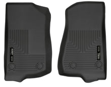 Load image into Gallery viewer, Husky Liners 2018 Jeep Wrangler WeatherBeater Front Row Black Floor Liners