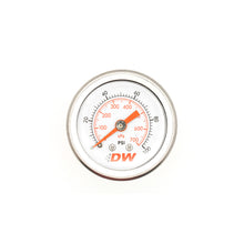 गैलरी व्यूवर में इमेज लोड करें, DeatschWerks 0-100 PSI 1/8in NPT Mechanical Fuel Pressure Gauge