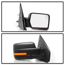 Carica l&#39;immagine nel visualizzatore di Gallery, xTune 04-06 Ford F-150 Heated Amber Seq LED Signal OEM Pwr Mirrors (Pair) (MIR-03FF04-G2-PW-RAM-SET)