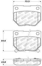 गैलरी व्यूवर में इमेज लोड करें, StopTech Performance 06-07 Subaru Impreza WRX (Exc STi) Rear Brake Pads