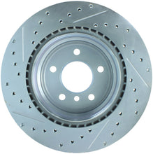 Laden Sie das Bild in den Galerie-Viewer, StopTech Select Sport 07-13 BMW 335i Slotted &amp; Drilled Vented Left Rear Brake Rotor