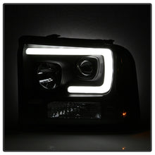Carica l&#39;immagine nel visualizzatore di Gallery, Spyder Ford F150 2005-2007 Projector Headlights - Light Bar DRL LED - Black PRO-YD-FS05V2-LB-BK