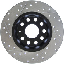 Carica l&#39;immagine nel visualizzatore di Gallery, StopTech Slotted &amp; Drilled Sport Brake Rotor