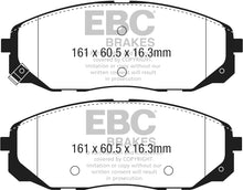 Carica l&#39;immagine nel visualizzatore di Gallery, EBC 2015+ Kia Sedona 3.3L Yellowstuff Front Brake Pads