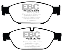 गैलरी व्यूवर में इमेज लोड करें, EBC 12+ Audi A6 Quattro 3.0 Supercharged Yellowstuff Front Brake Pads