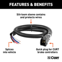गैलरी व्यूवर में इमेज लोड करें, Curt Universal Trailer Brake Controller Harness w/Pigtails