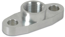 Carica l&#39;immagine nel visualizzatore di Gallery, Vibrant Billet Alum Oil Drain Flange for GT32 GT37 GT40 GT42 GT45R and GT55R Turbos tapped 1/2in NPT