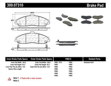 गैलरी व्यूवर में इमेज लोड करें, StopTech Performance 04-08 Cadillac XLR/XLR-V / 97-10 Corvette / 05-06 Pontiac GTO Front Brake Pads