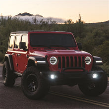 Charger l'image dans la galerie, Rigid Industries 360-Series 4in LED SAE J583 Fog Light - 2018+ Jeep JL Rubicon Stl Bump - Wht (Pair)
