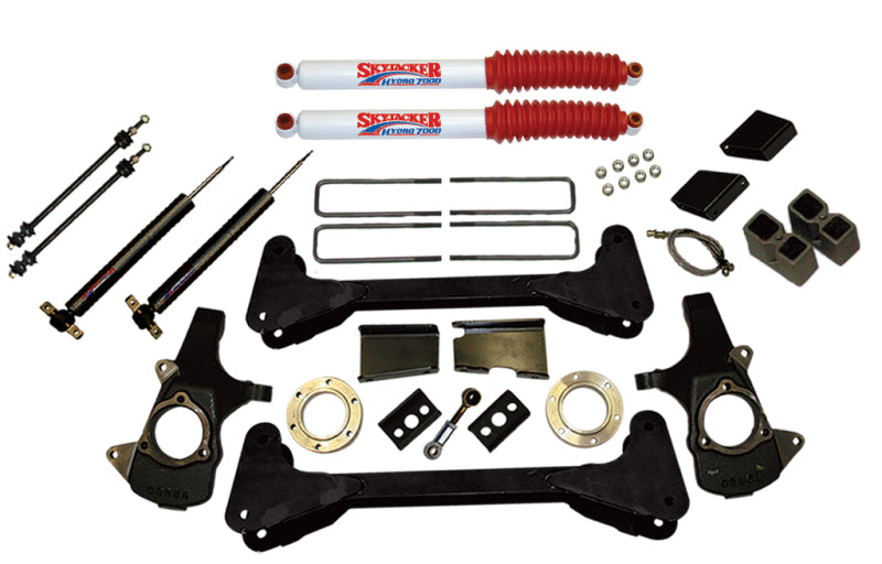 Skyjacker Suspension Lift Kit w/ Shock 2007-2013 Chevrolet Silverado 1500 4 Wheel Drive