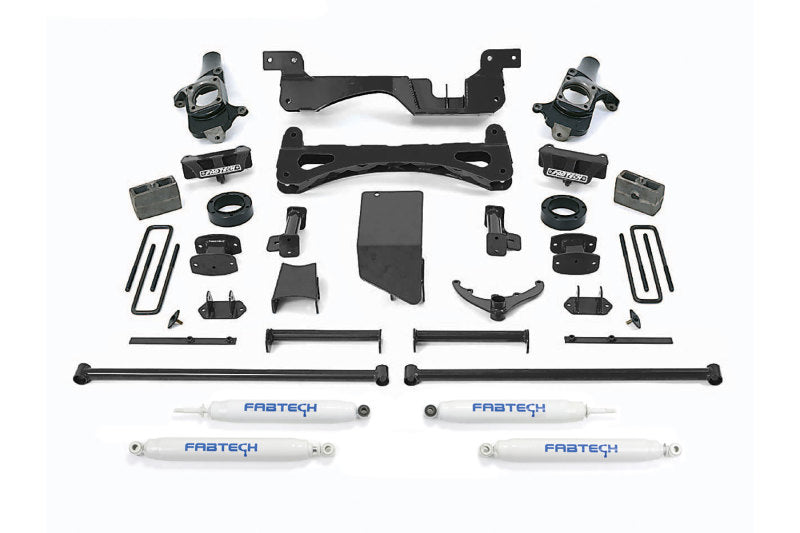 Fabtech 01-10 GM C/K2500HD C/K3500 Non Dually 6in Perf. System w/Perf. Shocks