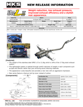 Carica l&#39;immagine nel visualizzatore di Gallery, HKS Hi-Power Muffler SPEC-L2 FK8 K20C