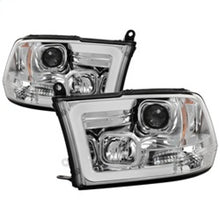 Carica l&#39;immagine nel visualizzatore di Gallery, Spyder 09-16 Dodge Ram 1500 V2 Projector Headlights - Halogen - DRL - Chrome (PRO-YD-DR09V2-LBDRL-C)