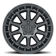 गैलरी व्यूवर में इमेज लोड करें, ICON Journey 17x8.5 5x108 38mm Offset 6in BS Satin Black Wheel