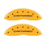MGP 4 Caliper Covers Engraved F & R Gen 4/Camaro Yellow Finish Black Char 2000 Chevrolet Camaro
