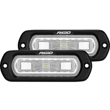 Laden Sie das Bild in den Galerie-Viewer, Rigid Industries SR-L Series Flush Mount LED Spreader Pair w/ White Halo - Universal