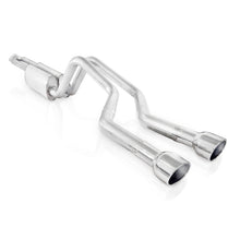 Carica l'immagine nel visualizzatore di Gallery, Stainless Works 2006-09 Trailblazer SS 6.0L 2-1/2in Chambered Exhaust Y-Pipe Center Bumper Exit