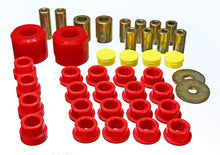 Charger l'image dans la galerie, Energy Suspension 10 Chevy Camaro Red Rear End Control Arm Bushing Set
